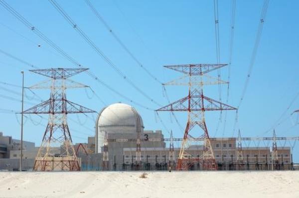 This undated file photo released by the Korea Electric Power Corp. shows the third reactor of the Barakah nuclear plant of the United Arab Emirates. (PHOTO NOT FOR SALE) (Yonhap)