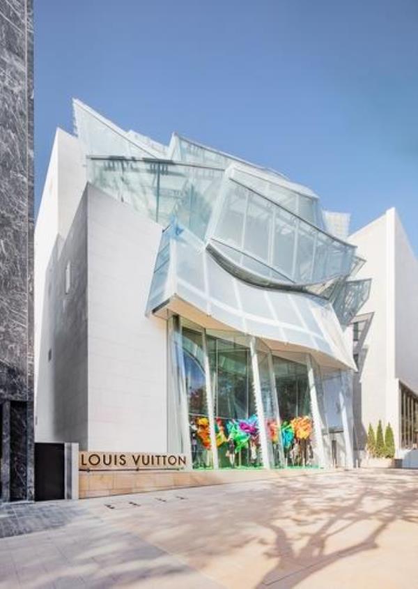 The Louis Vuitton Maison Seoul flagship store in southern Seoul is shown in this undated photo provided by the company on April 3, 2023. (PHOTO NOT FOR SALE) (Yonhap)