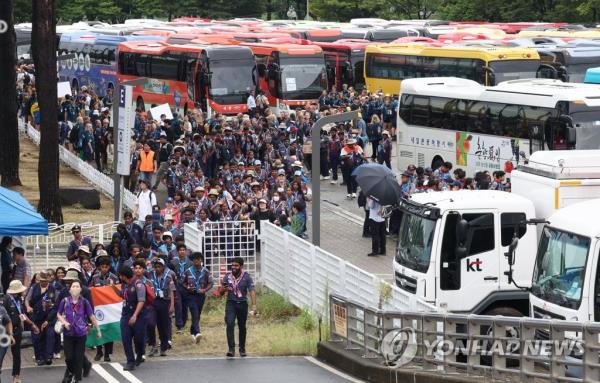 韩国流行音乐音乐会结束2023年世界童军大会