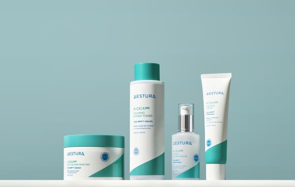 A photo of Amorepacific Corp.'s derma-cosmetics brand Aestura's products provided by the company on Aug. 30, 2023 (PHOTO NOT FOR SALE) (Yonhap)