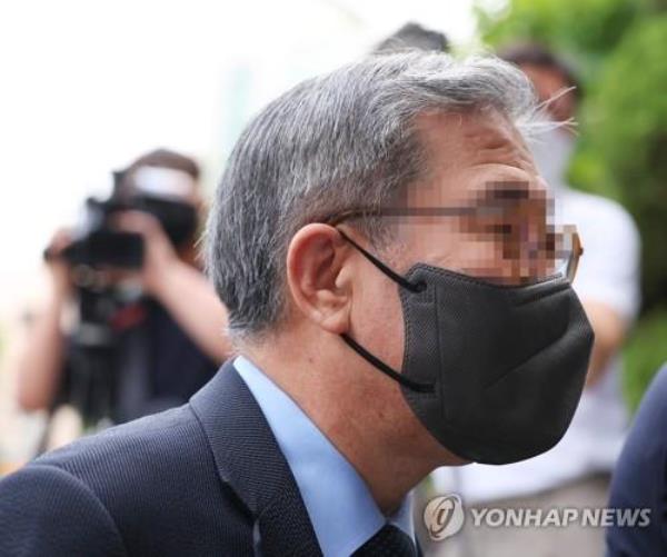 Jang Ha-won, head of Discovery Asset Management Co., appears at the Seoul Southern District Court for an arrest warrant hearing in this file photo taken June 8, 2022. (Yonhap)