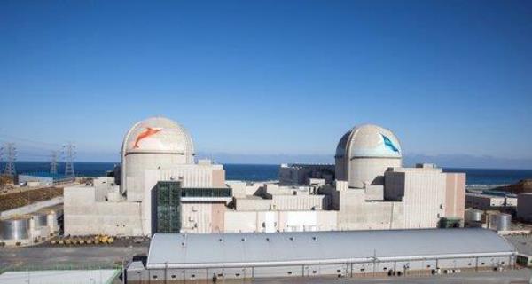 This file photo shows the Shin Hanul nuclear reactors in Uljin, North Gyeo<em></em>ngsang Province, on May 22, 2022. (Yonhap)