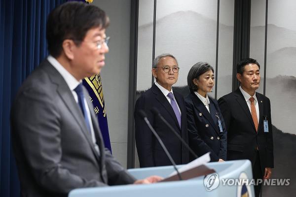 (第三LD)尹光雄任命新的国防长官、文化长官、男女平等长官