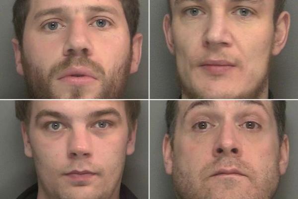 The four men have been jailed for life