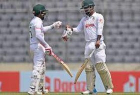 Liton, Mushfiqur 50岁，激励孟加拉国复苏