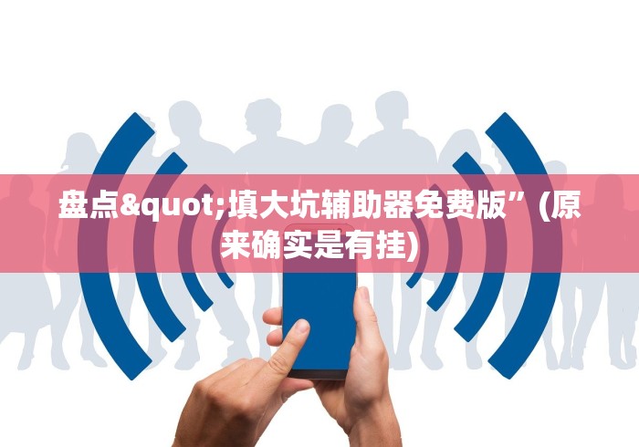 盘点"填大坑辅助器免费版”(原来确实是有挂)