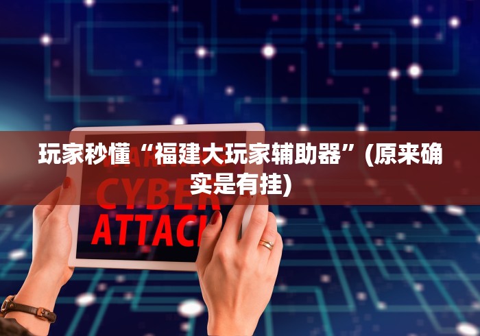 玩家秒懂“福建大玩家辅助器”(原来确实是有挂)