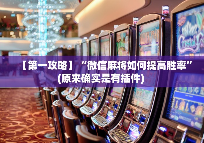 【第一攻略】“微信麻将如何提高胜率”(原来确实是有插件) 