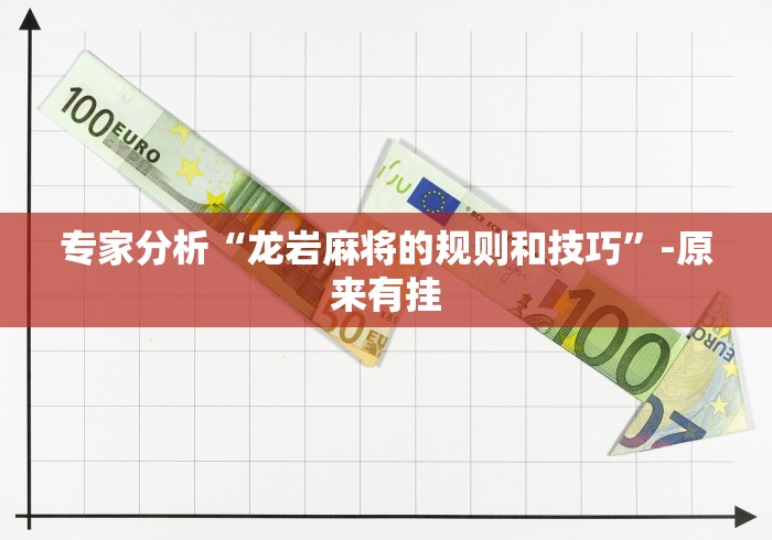 专家分析“龙岩麻将的规则和技巧”-原来有挂