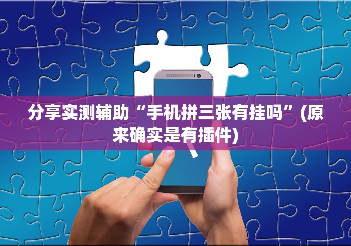 分享实测辅助“手机拼三张有挂吗”(原来确实是有插件)