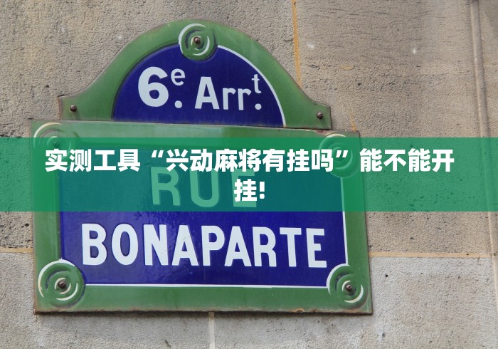 实测工具“兴动麻将有挂吗”能不能开挂!