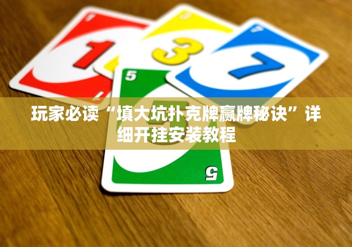 玩家必读“填大坑扑克牌赢牌秘诀”详细开挂安装教程