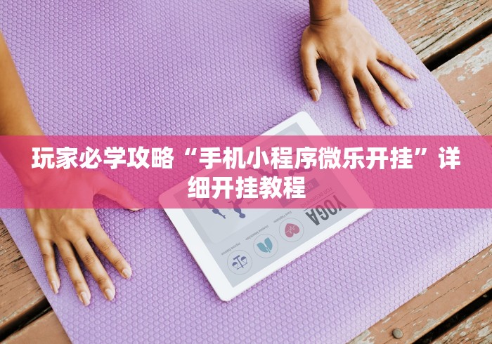 玩家必学攻略“手机小程序微乐开挂”详细开挂教程