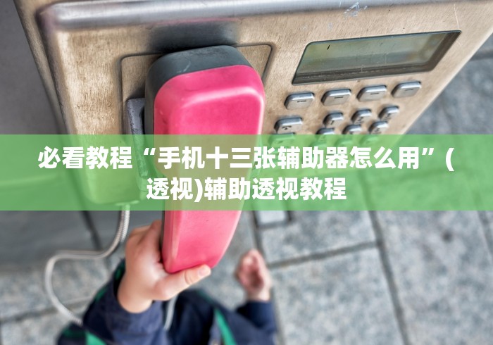 必看教程“手机十三张辅助器怎么用”(透视)辅助透视教程 必看教程“手机十三张辅助器怎么用”(透视)辅助透视教程