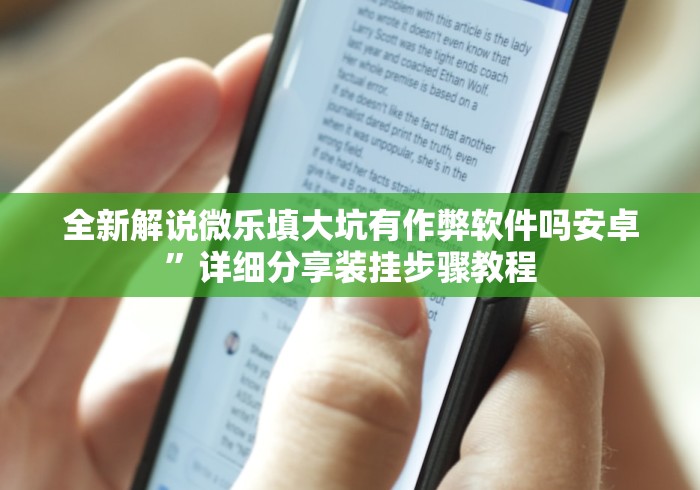 全新解说微乐填大坑有作弊软件吗安卓”详细分享装挂步骤教程
