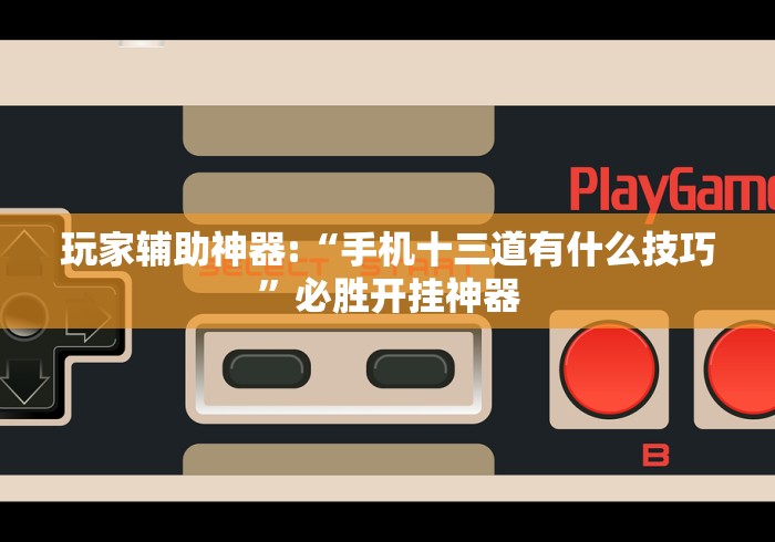 玩家辅助神器:“手机十三道有什么技巧”必胜开挂神器