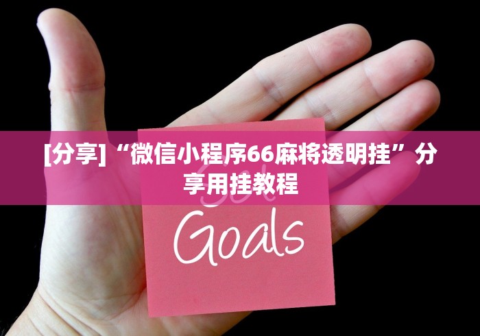 [分享]“微信小程序66麻将透明挂”分享用挂教程