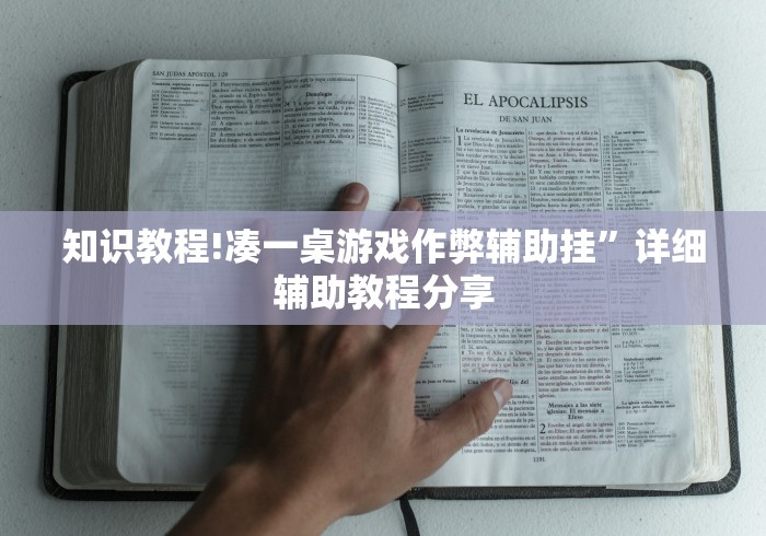 知识教程!凑一桌游戏作弊辅助挂”详细辅助教程分享