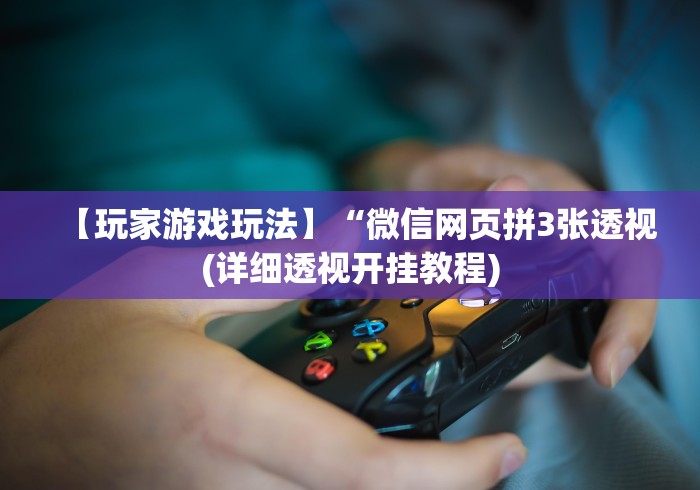 【玩家游戏玩法】“微信网页拼3张透视(详细透视开挂教程)
