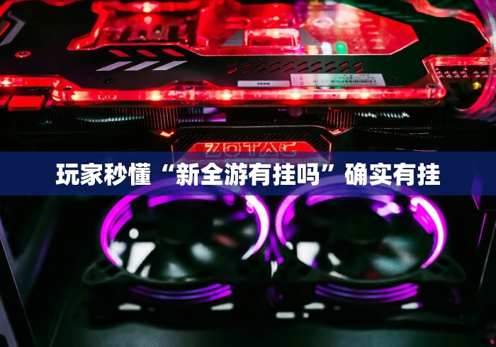 玩家秒懂“新全游有挂吗”确实有挂
