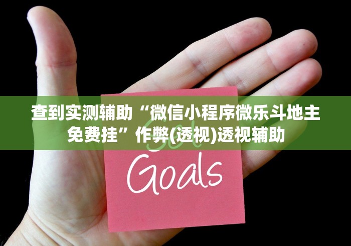 查到实测辅助“微信小程序微乐斗地主免费挂”作弊(透视)透视辅助