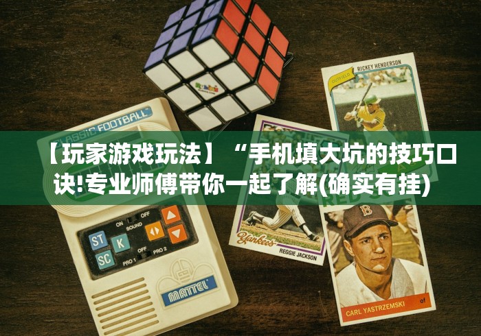 【玩家游戏玩法】“手机填大坑的技巧口诀!专业师傅带你一起了解(确实有挂)