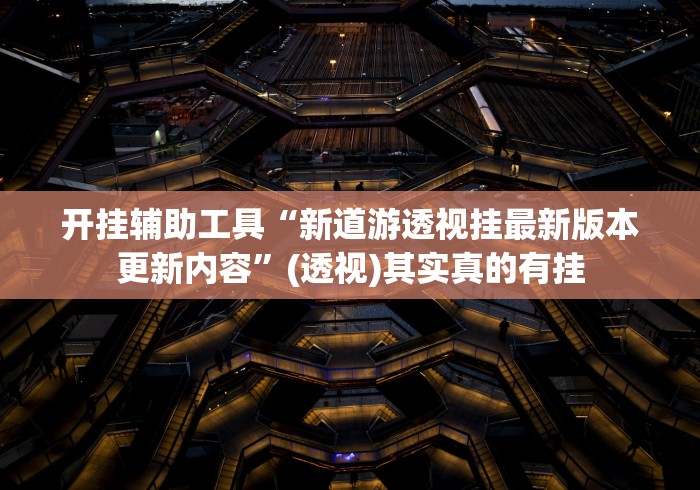 开挂辅助工具“新道游透视挂最新版本更新内容”(透视)其实真的有挂