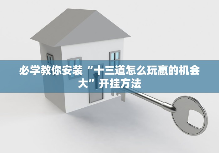 必学教你安装“十三道怎么玩赢的机会大”开挂方法