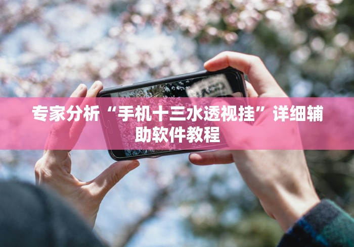 专家分析“手机十三水透视挂”详细辅助软件教程