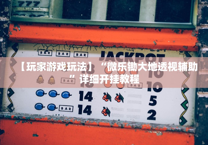 【玩家游戏玩法】“微乐锄大地透视辅助”详细开挂教程