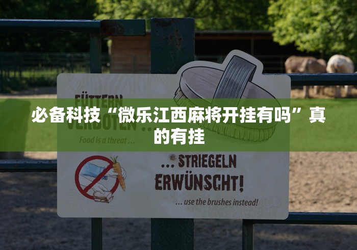 必备科技“微乐江西麻将开挂有吗”真的有挂