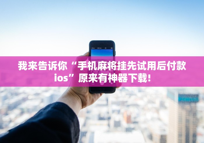 我来告诉你“手机麻将挂先试用后付款ios”原来有神器下载!
