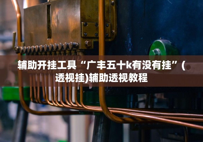 辅助开挂工具“广丰五十k有没有挂	”(透视挂)辅助透视教程