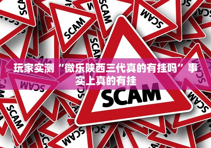 玩家实测“微乐陕西三代真的有挂吗	”事实上真的有挂