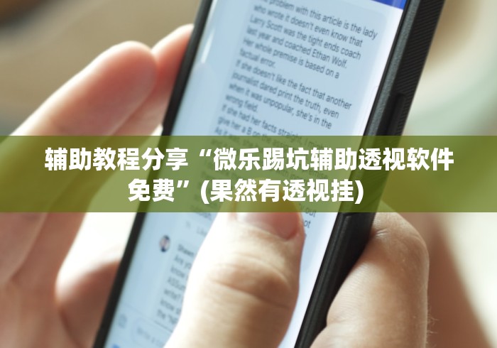 辅助教程分享“微乐踢坑辅助透视软件免费	”(果然有透视挂) 