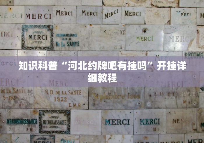 知识科普“河北约牌吧有挂吗”开挂详细教程