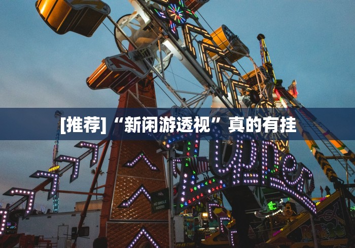 [推荐]“新闲游透视”真的有挂