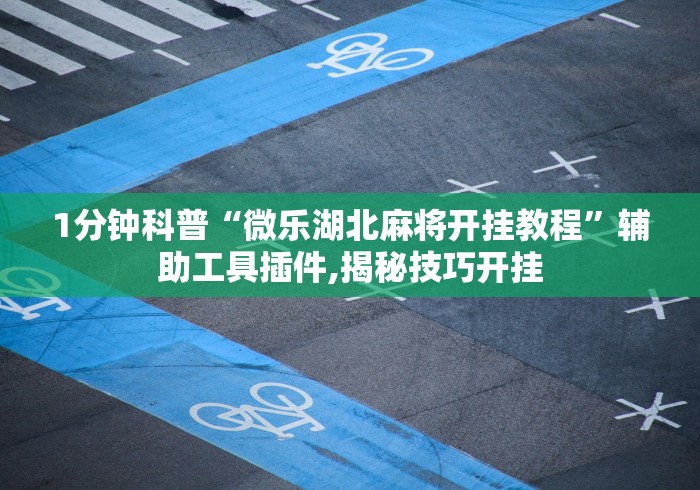 1分钟科普“微乐湖北麻将开挂教程	”辅助工具插件,揭秘技巧开挂