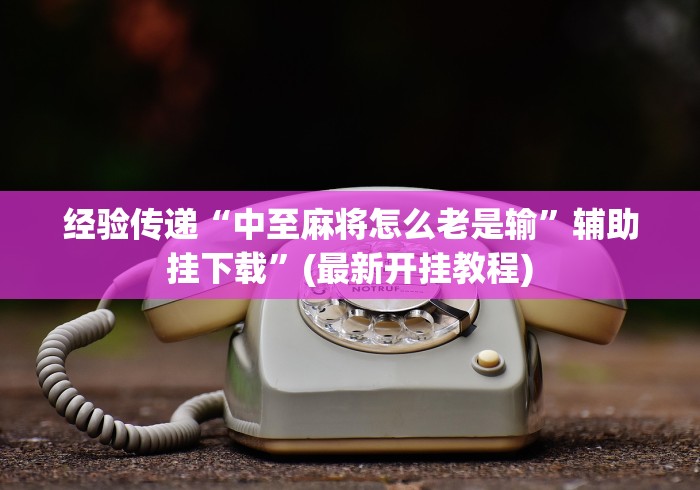 经验传递“中至麻将怎么老是输	”辅助挂下载”(最新开挂教程)