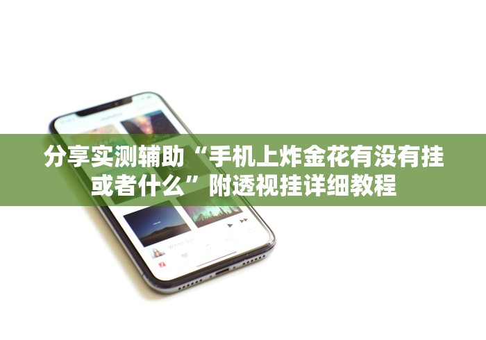 分享实测辅助“手机上炸金花有没有挂或者什么”附透视挂详细教程