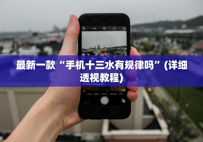 最新一款“手机十三水有规律吗”(详细透视教程)