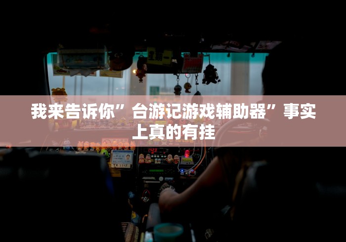 我来告诉你	”台游记游戏辅助器”事实上真的有挂