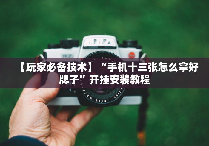 【玩家必备技术】“手机十三张怎么拿好牌子	”开挂安装教程
