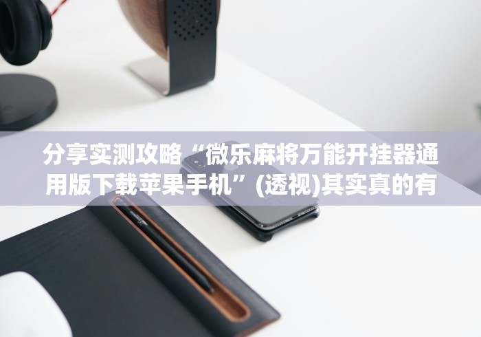 分享实测攻略“微乐麻将万能开挂器通用版下载苹果手机”(透视)其实真的有挂