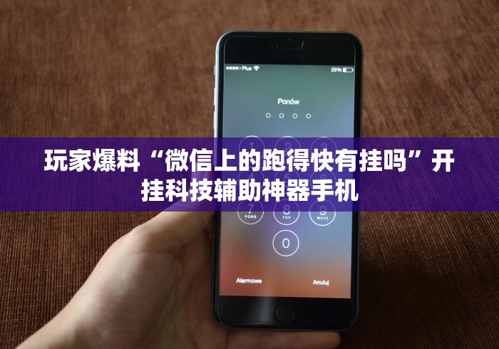玩家爆料“微信上的跑得快有挂吗”开挂科技辅助神器手机