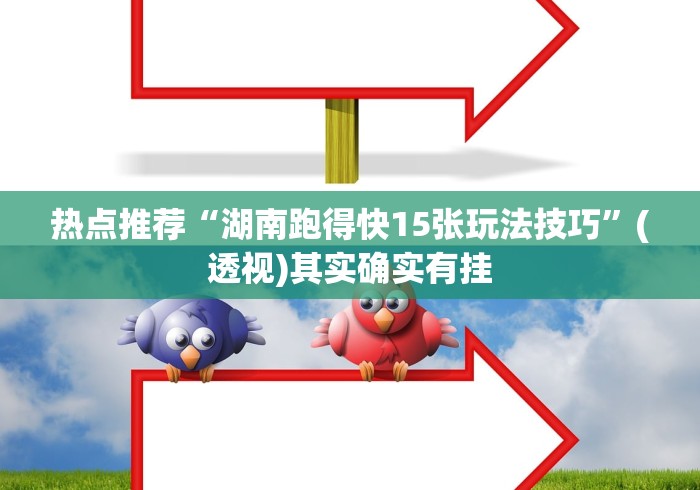热点推荐“湖南跑得快15张玩法技巧	”(透视)其实确实有挂