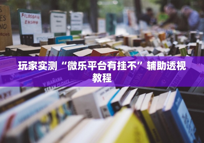 玩家实测“微乐平台有挂不	”辅助透视教程