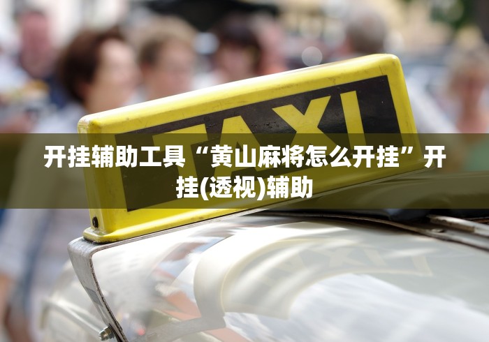 开挂辅助工具“黄山麻将怎么开挂”开挂(透视)辅助