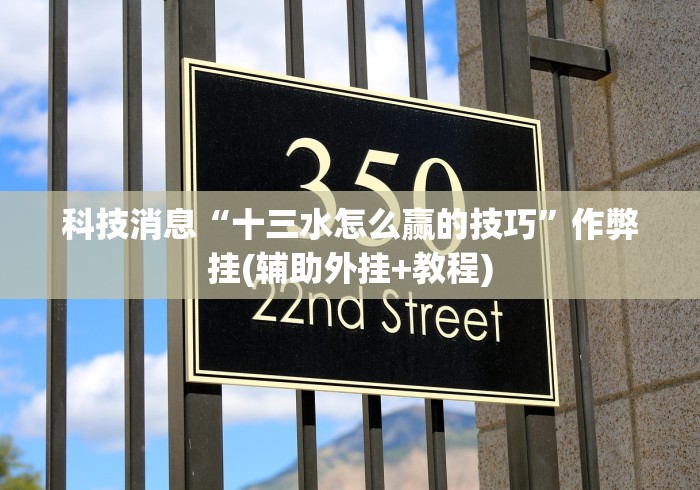 科技消息“十三水怎么赢的技巧”作弊挂(辅助外挂+教程)