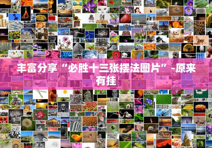 丰富分享“必胜十三张摆法图片”-原来有挂
